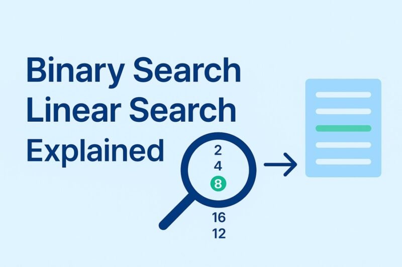 Linear and binary search